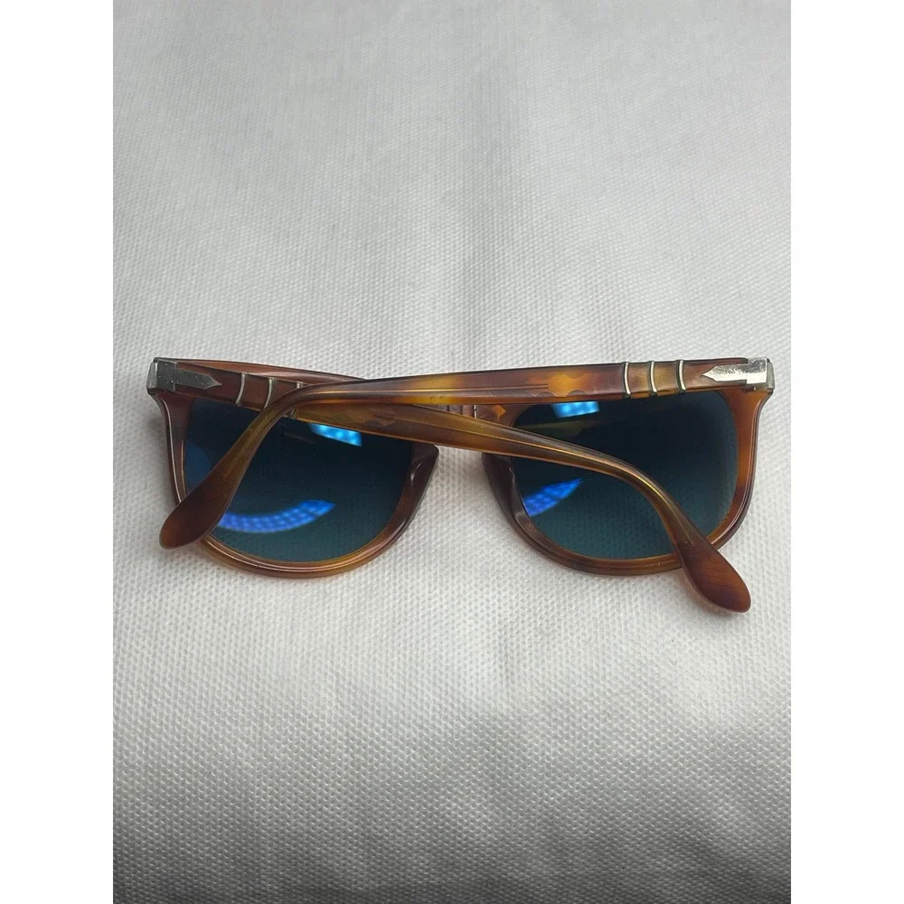 Persol Terra di Siena Polarized Sunglasses Handmade Italy Brown Cream 54[]20-145